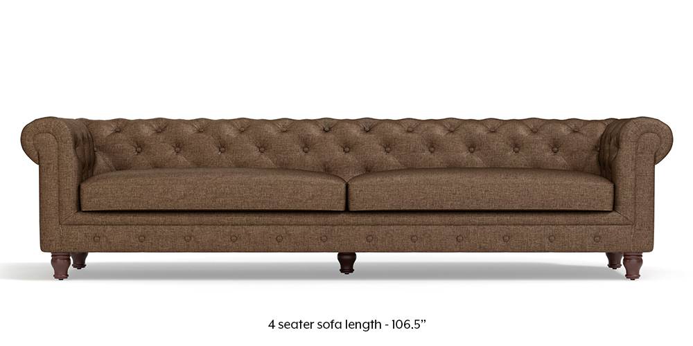 Winchester Fabric Sofa (Mocha Brown)